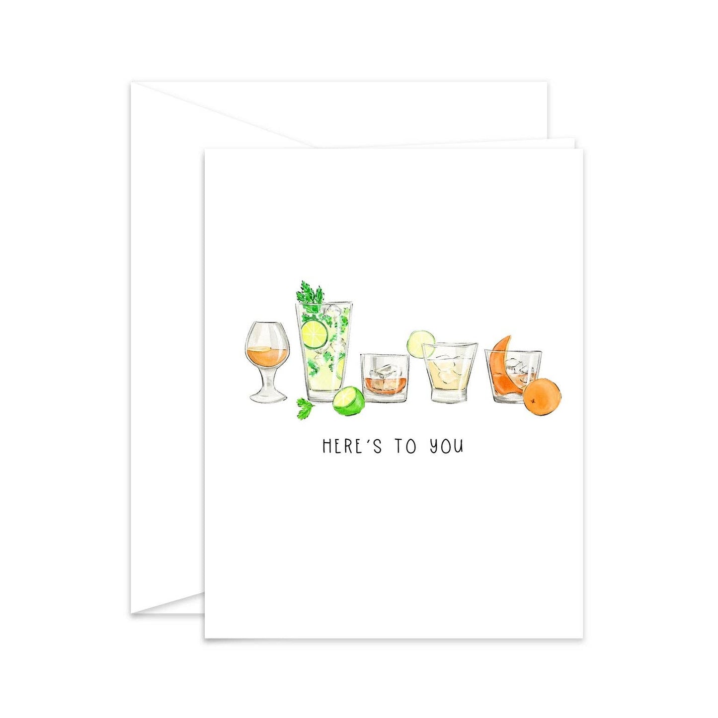 Here's to you! Cocktail Greeting Card - Celebration - Magnolia Lane co. Home + Garden + Gift