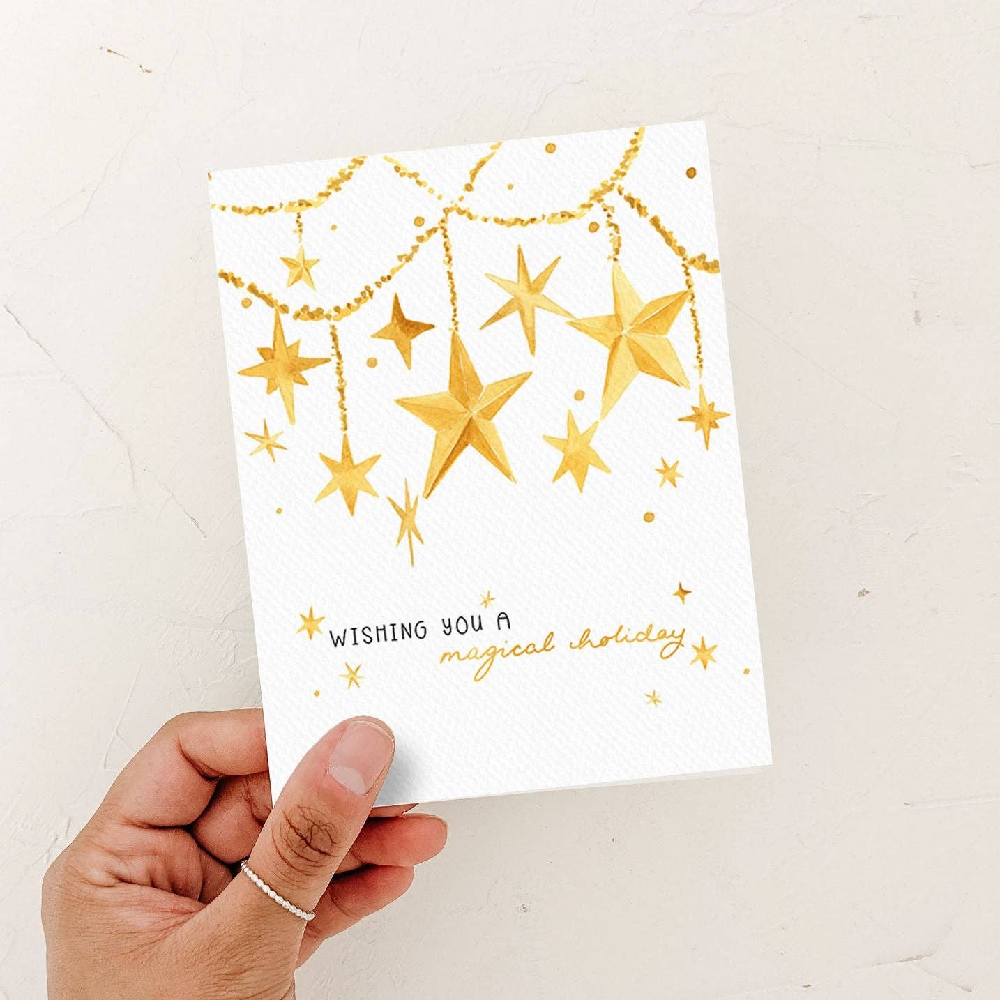 Magical Christmas Card | Stars