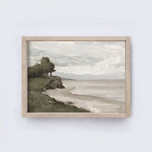 Vintage Coastal Sea Painting | Coastal Art Print A199 - Magnolia Lane co. Home + Garden + Gift