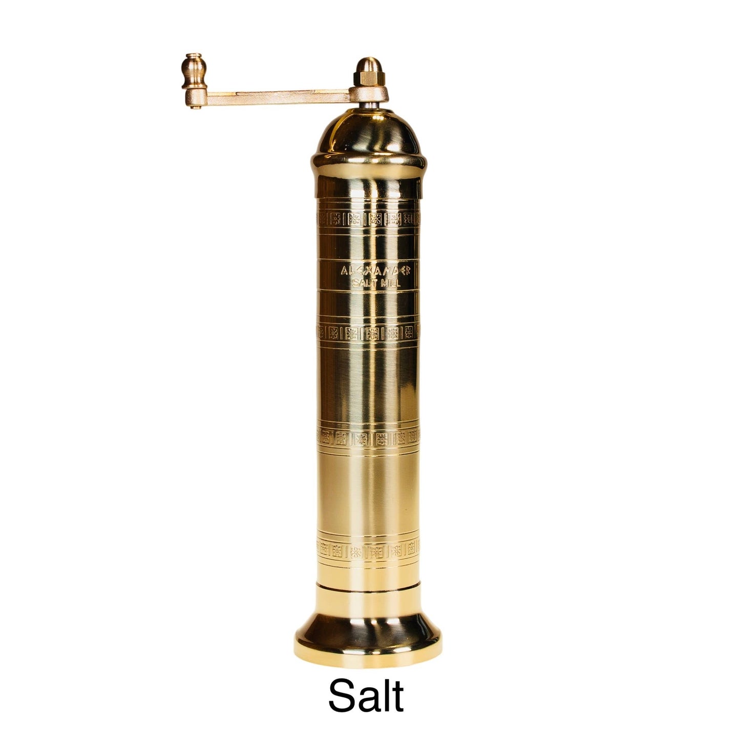 'Brass Mill' - 8" salt grinder