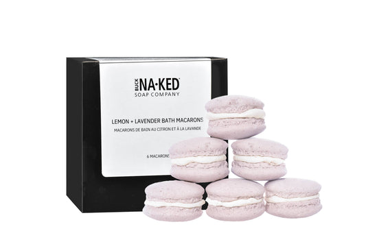 Lemon + Lavender Bath Macarons