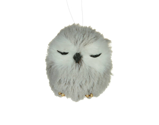 2.5" Grey Owl Ornament