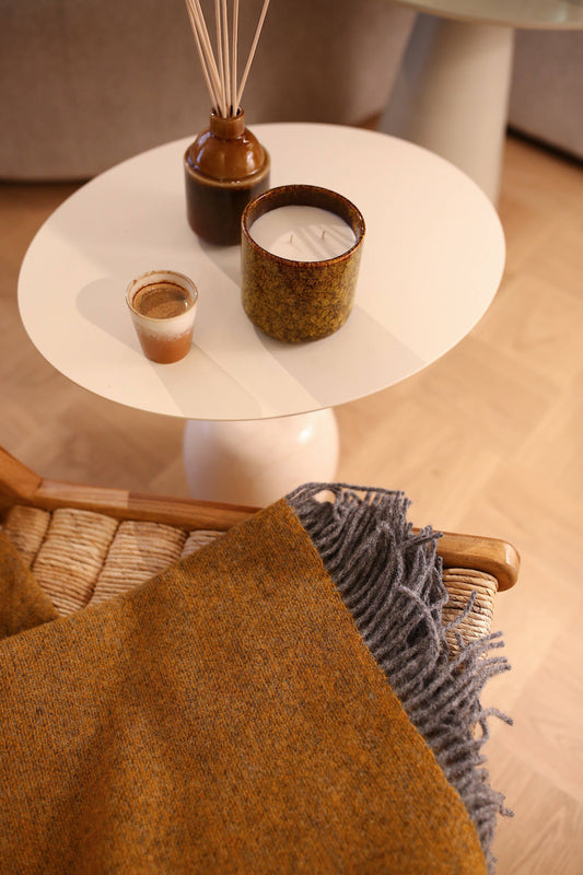 Trafalgar Wool Double Sided Throw - in 5 colors