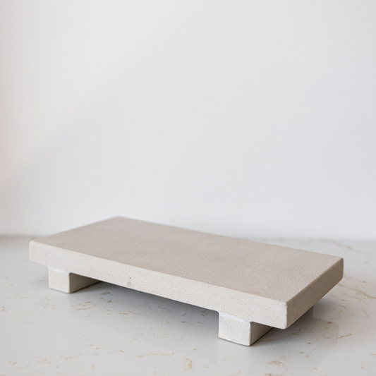 Beige Sandstone Trivet Riser - Magnolia Lane co. Home + Garden + Gift