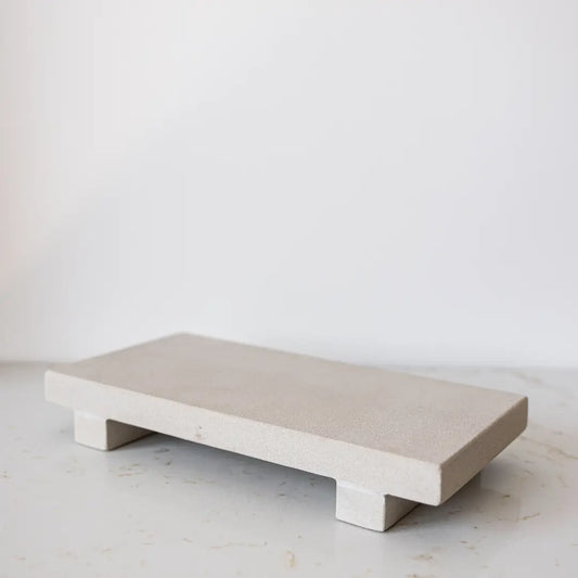 Beige Sandstone Trivet Riser
