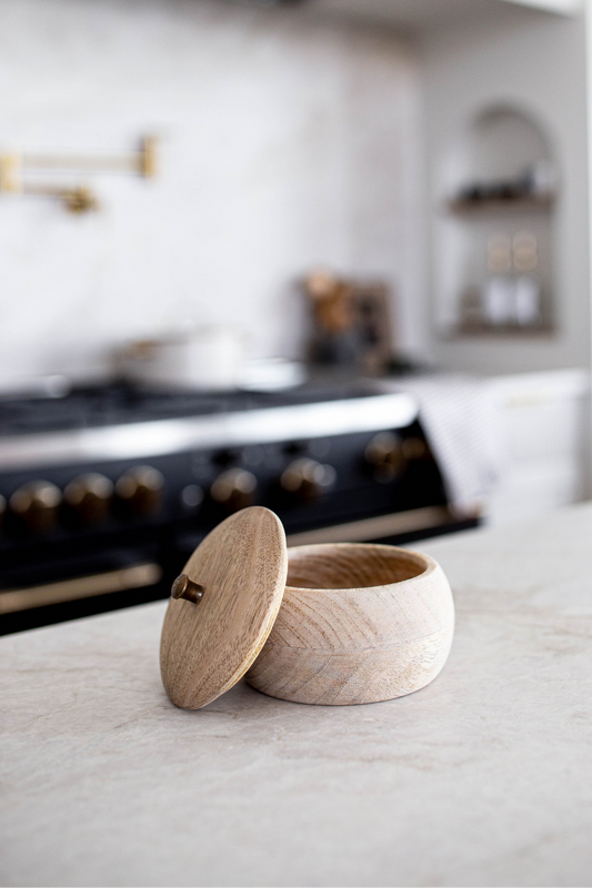 Handmade Mango Wood Jar
