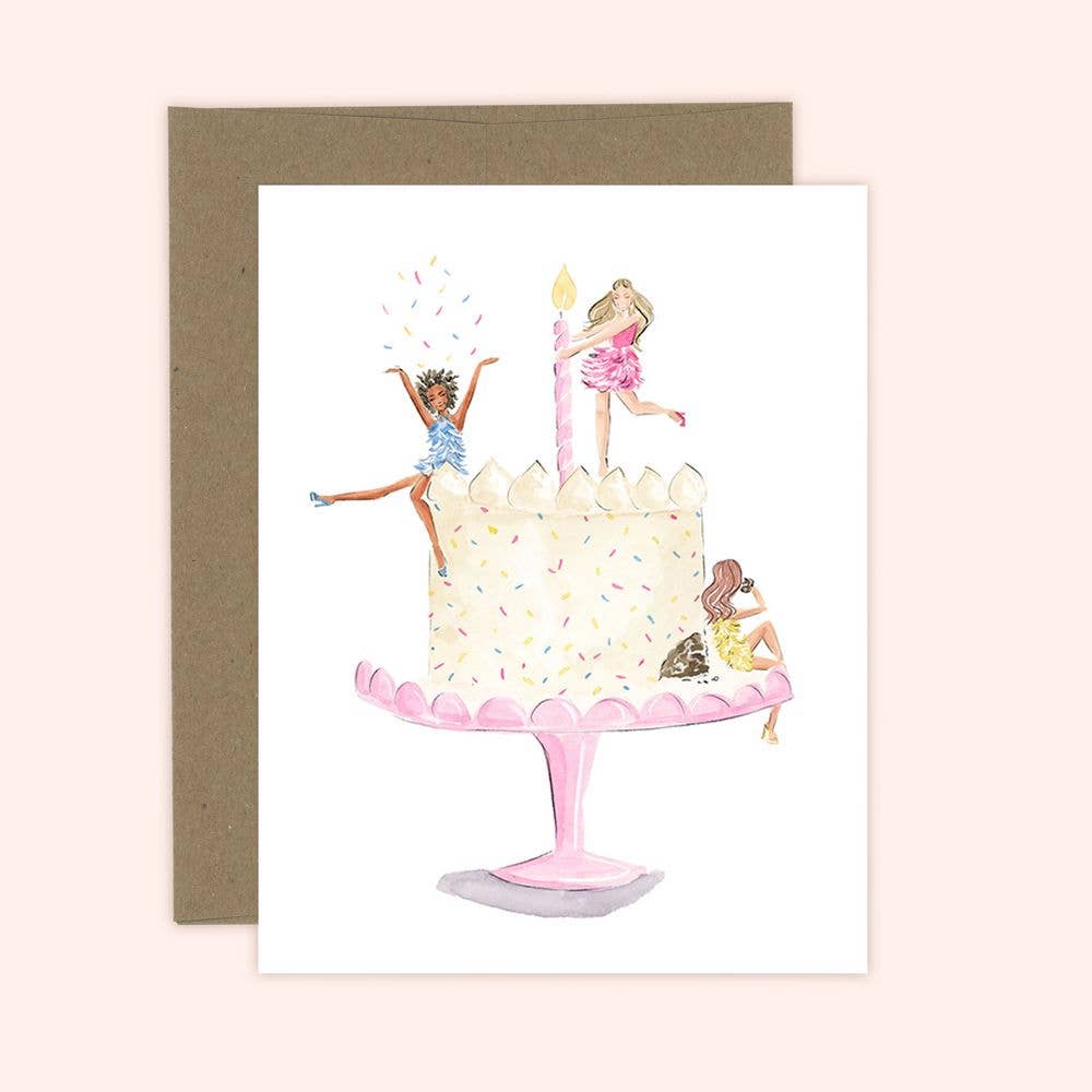 Birthday Cake Greeting Card - Magnolia Lane co. Home + Garden + Gift
