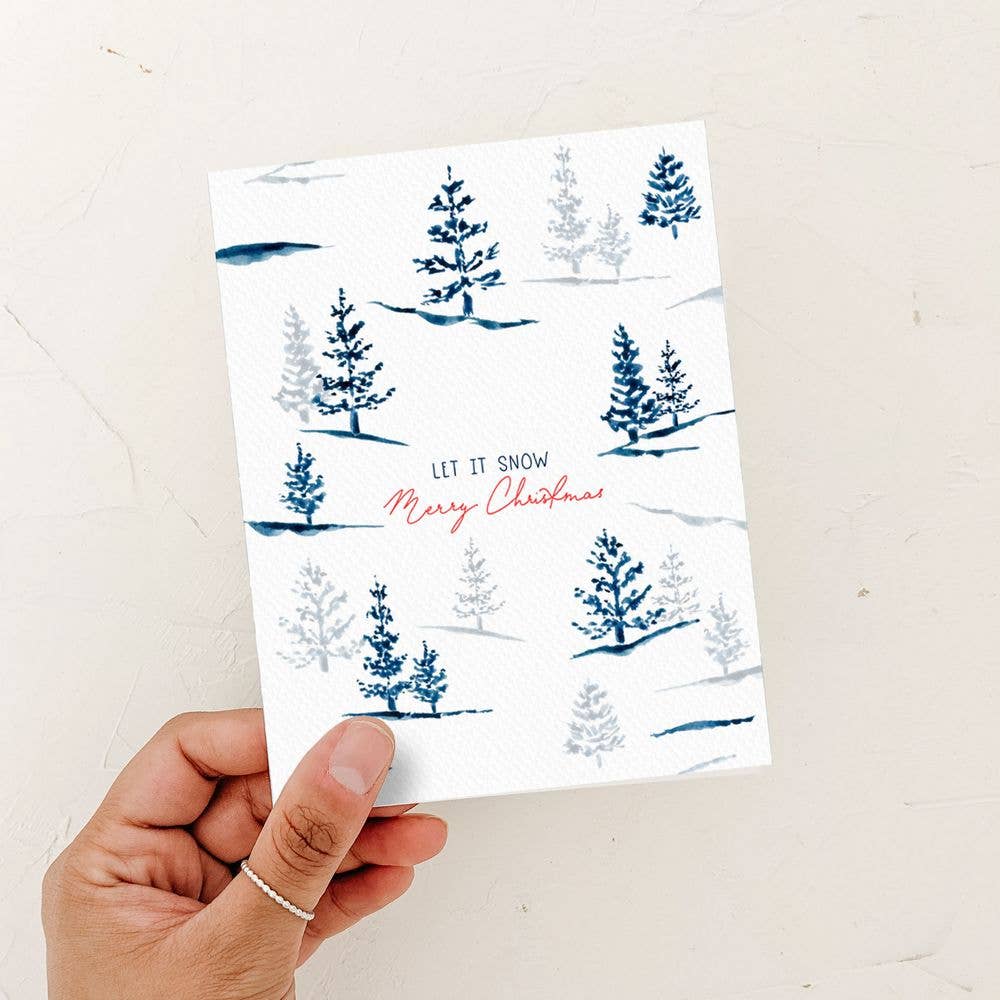 Let it Snow Christmas Card