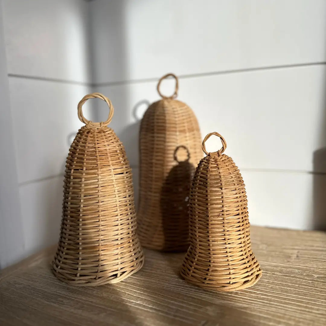 Rattan Bells Set (3pcs)