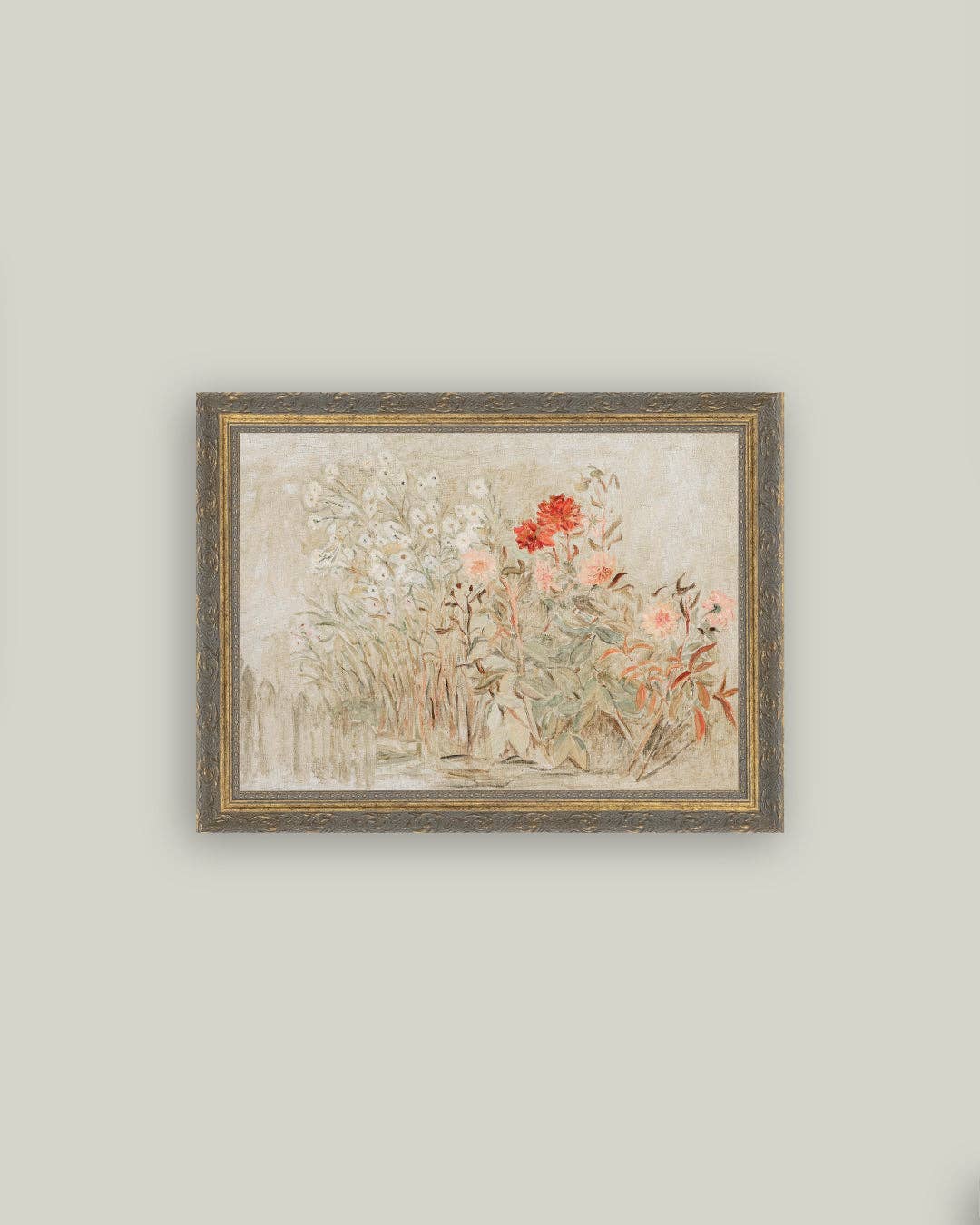 Small Garden Framed Antique Art - Magnolia Lane co. Home + Garden + Gift