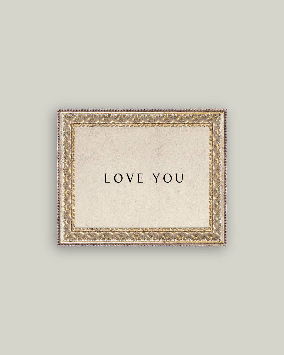 Love You Framed Antique Art - Magnolia Lane co. Home + Garden + Gift