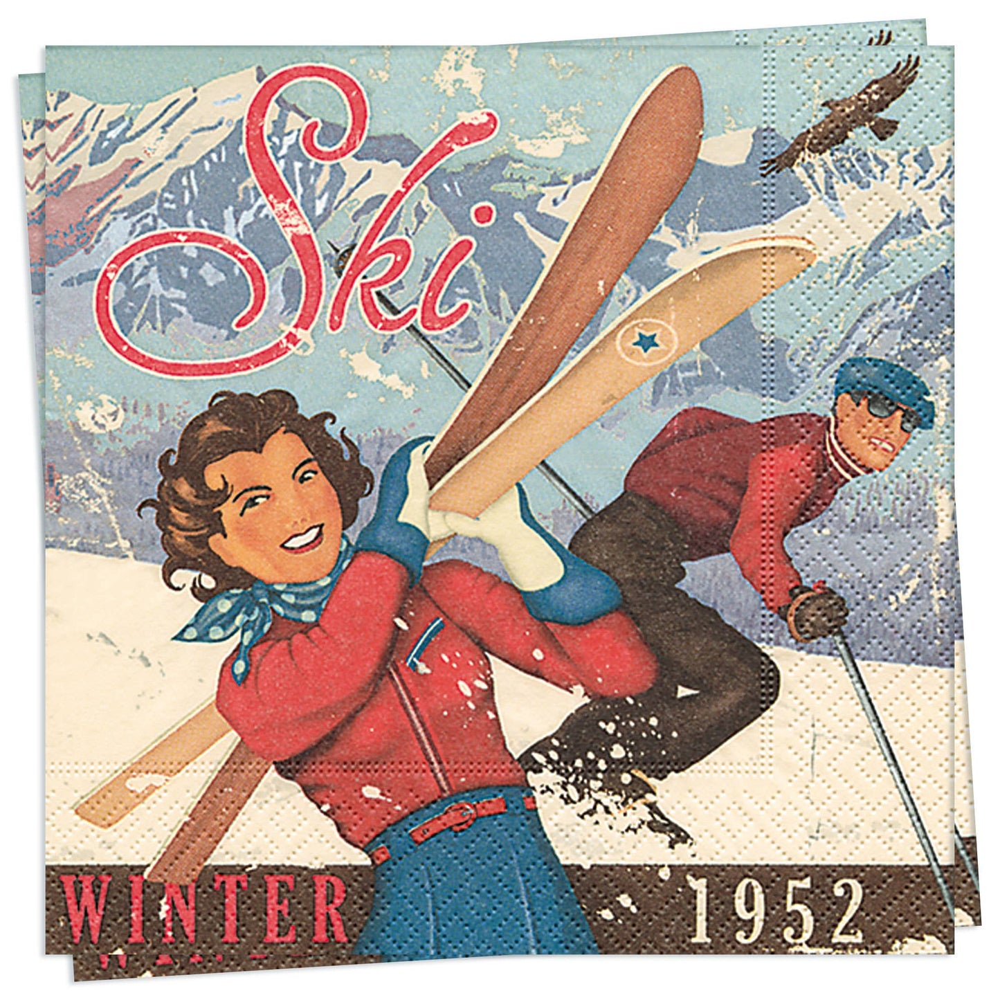 Winter 1952 Cocktail Napkin