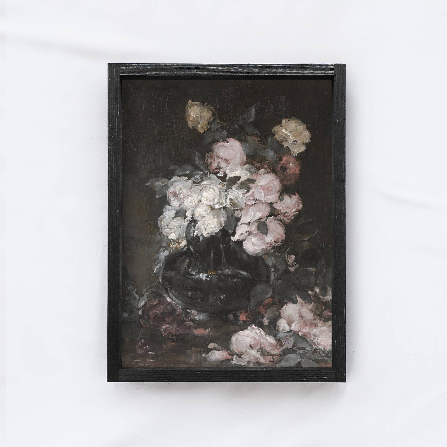 Flower Art Framed | Vintage Flower Print A132