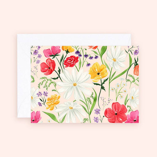 Mini Card - Dainty Wildflowers Enclosure Card