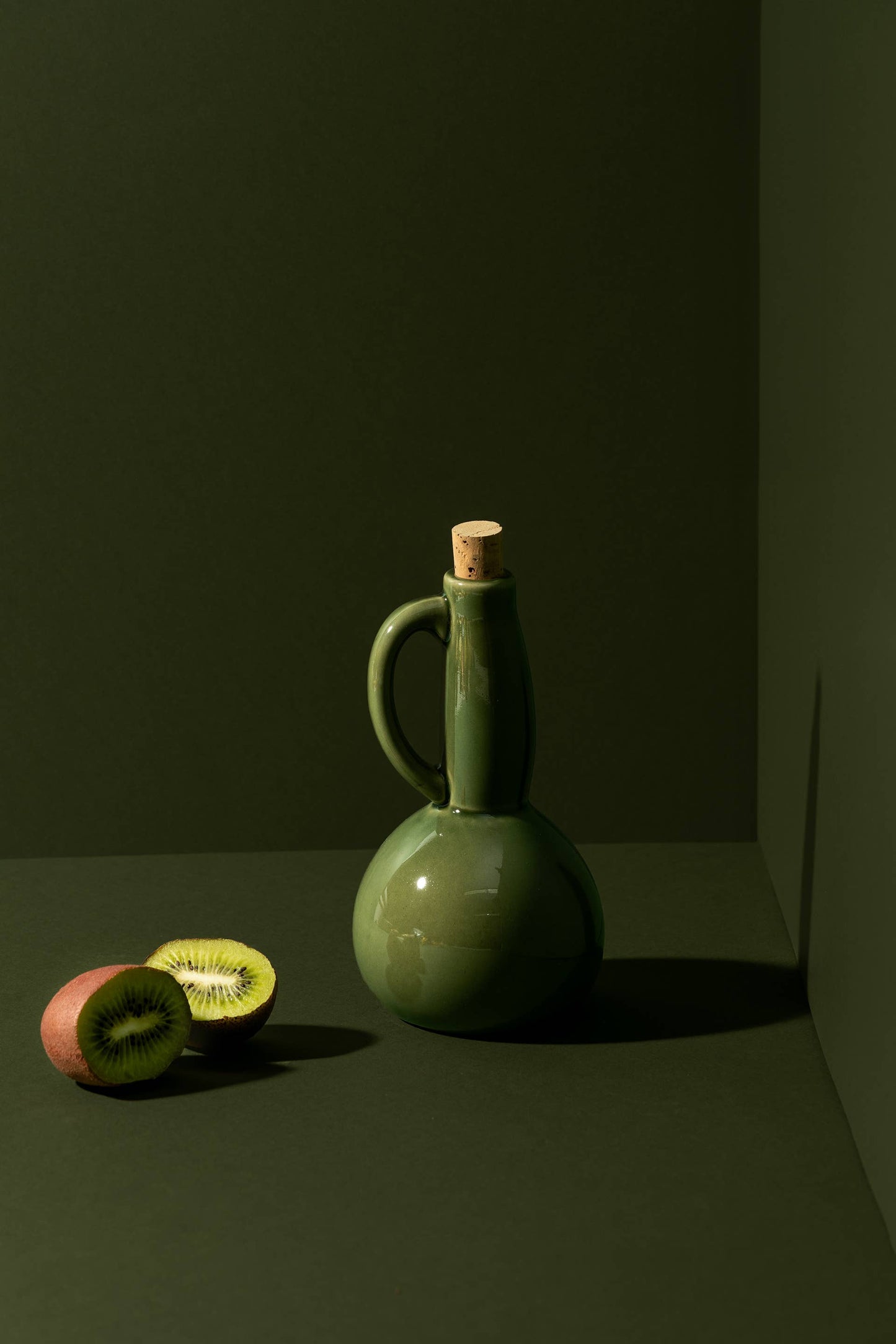 Handmade Stoneware Olive Oil Dispenser | Dadasi 15 oz - Magnolia Lane co. Home + Garden + Gift