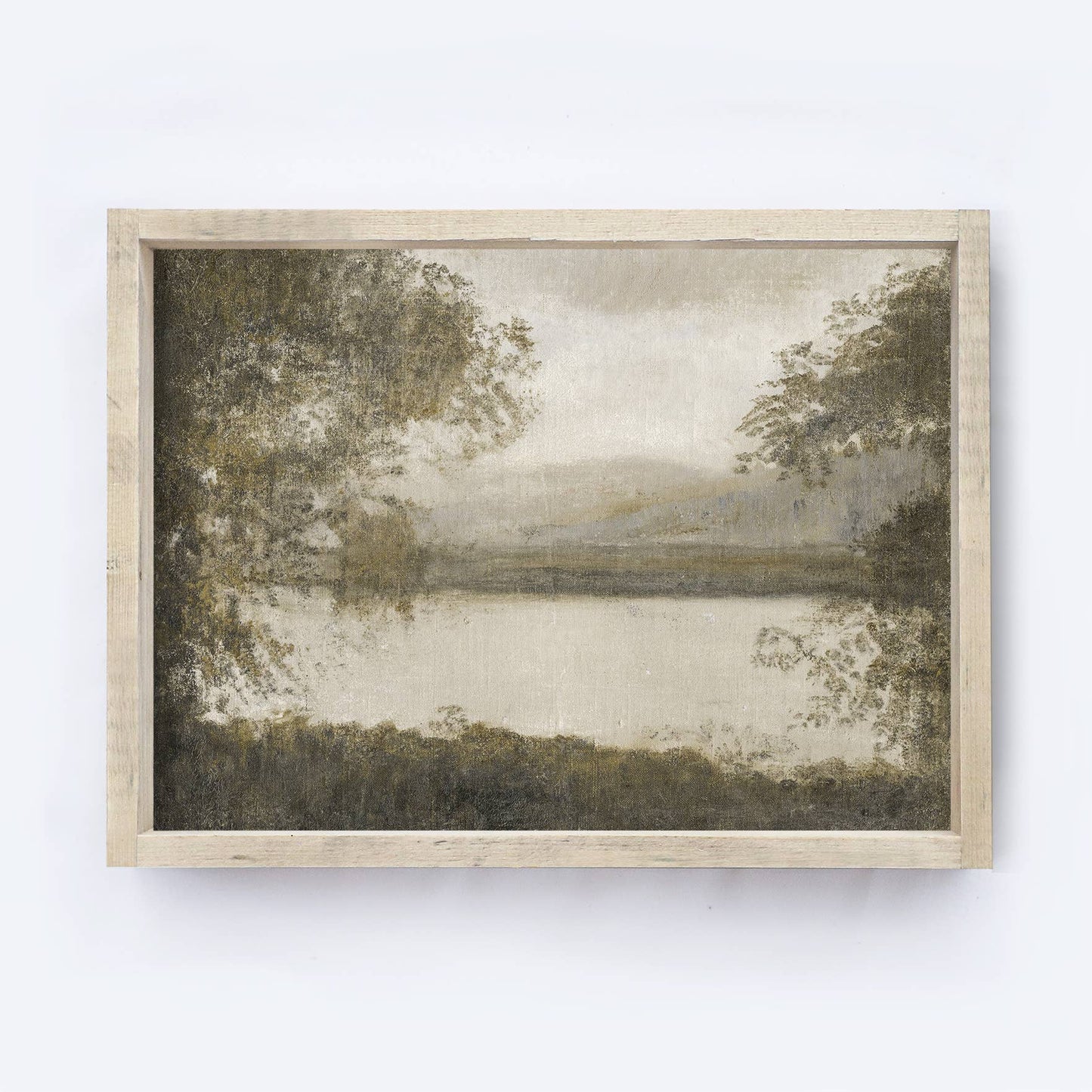 Vintage Landscape Wood Sign | Landscape Wall Art A153