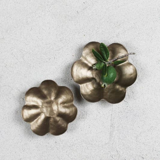 Brass Fleur Bowl