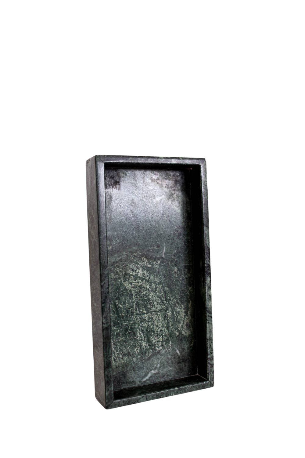 Hand Cut Green Marble Tray