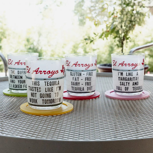 Set of 4 Sign Acrylic Cups