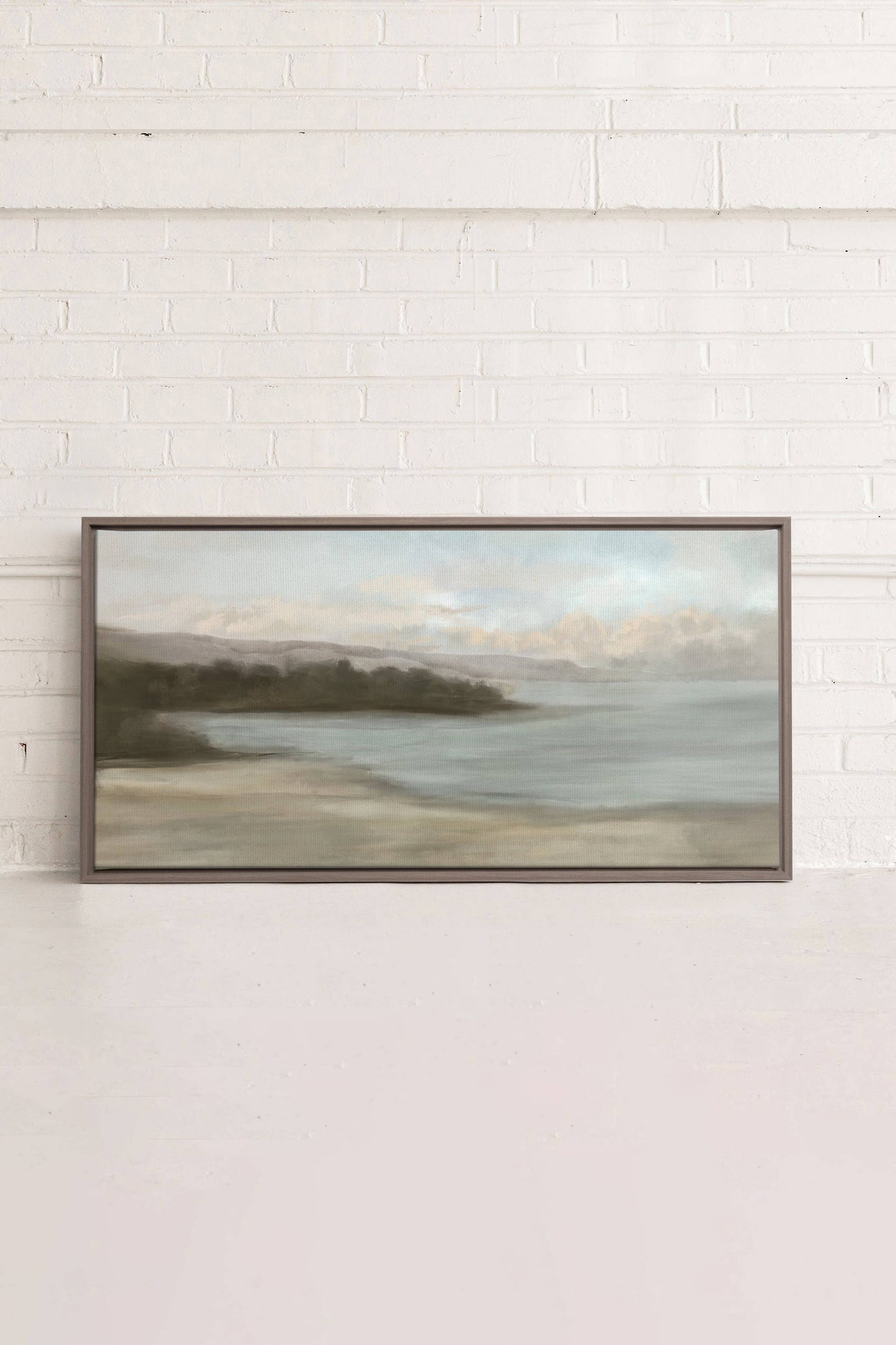 CALME SUR LA RIVE, canvas wall art print - Magnolia Lane co. Home + Garden + Gift
