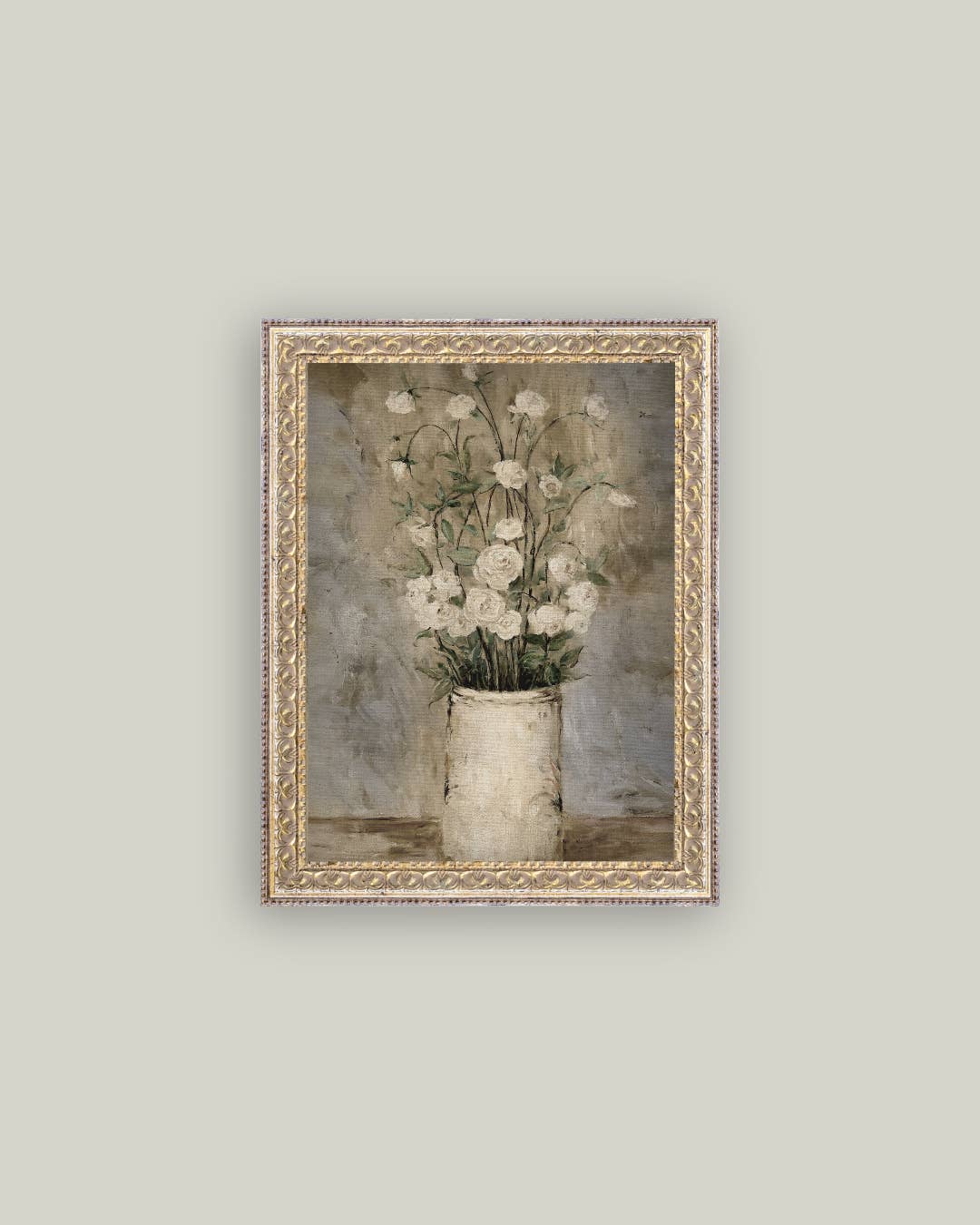 Long Stem Roses Framed Antique Art - Magnolia Lane co. Home + Garden + Gift