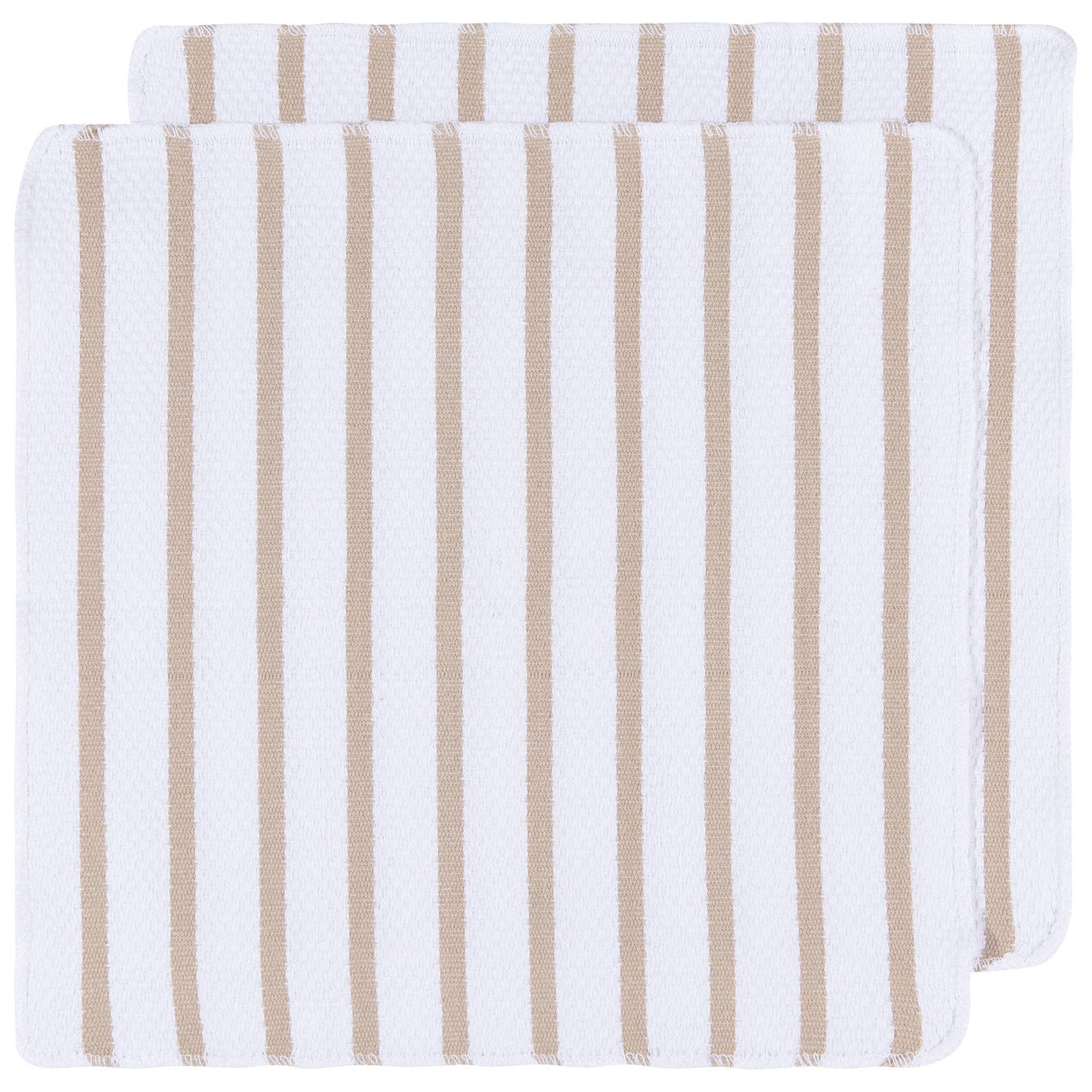 Basketweave Sandstone Dishcloths Set of 2