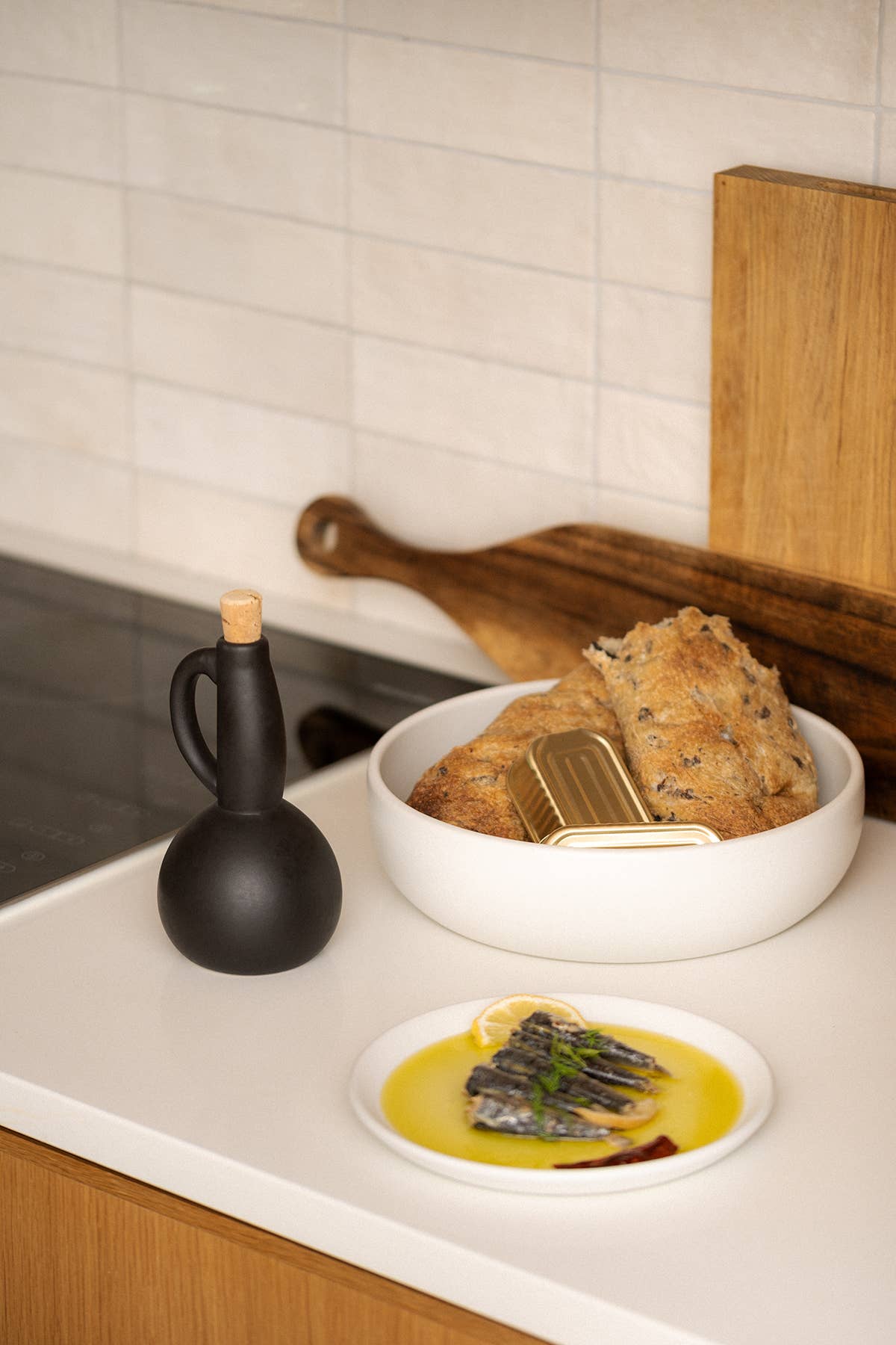 Handmade Stoneware Olive Oil Dispenser | Dadasi 15 oz - Magnolia Lane co. Home + Garden + Gift