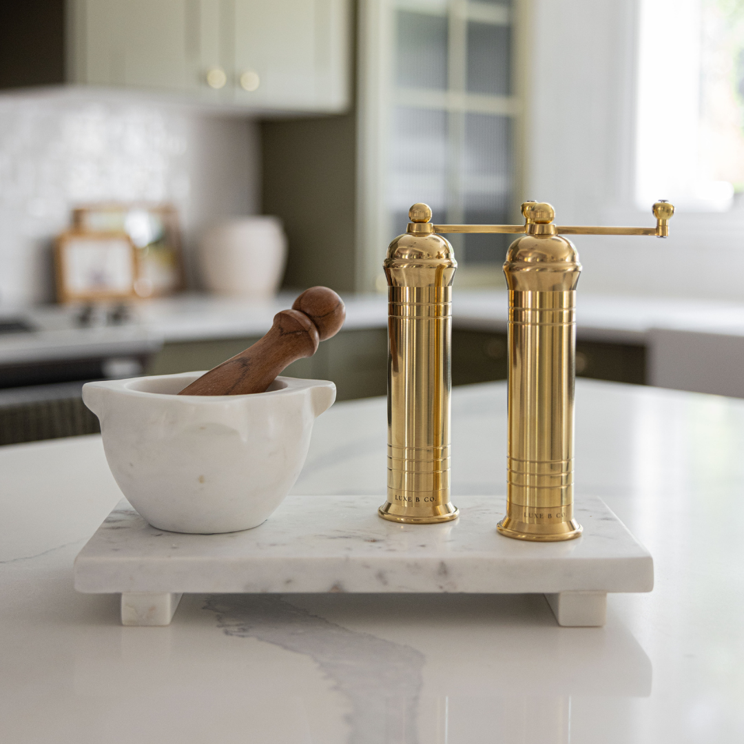 White Marble Trivet Riser - Magnolia Lane co. Home + Garden + Gift