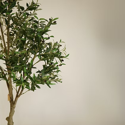 7' Faux Olive Tree