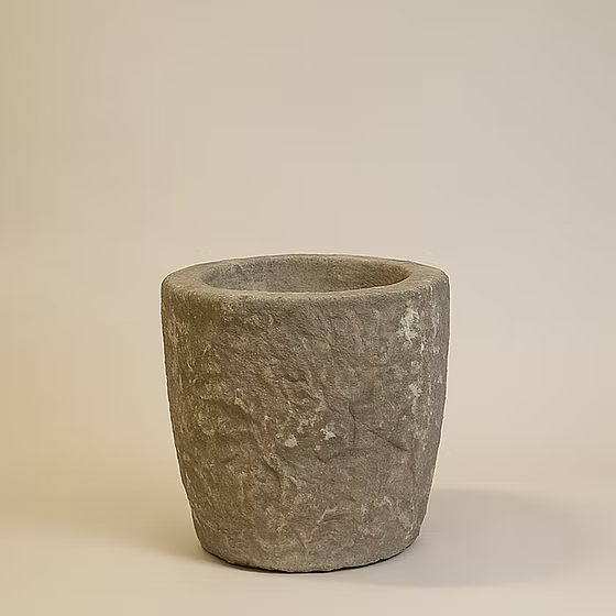Julian Vintage Stone Mortar XXL - Magnolia Lane co. Home + Garden + Gift