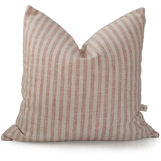 Farmhouse Stripes Decorative Accent Pillow 20" X 20"