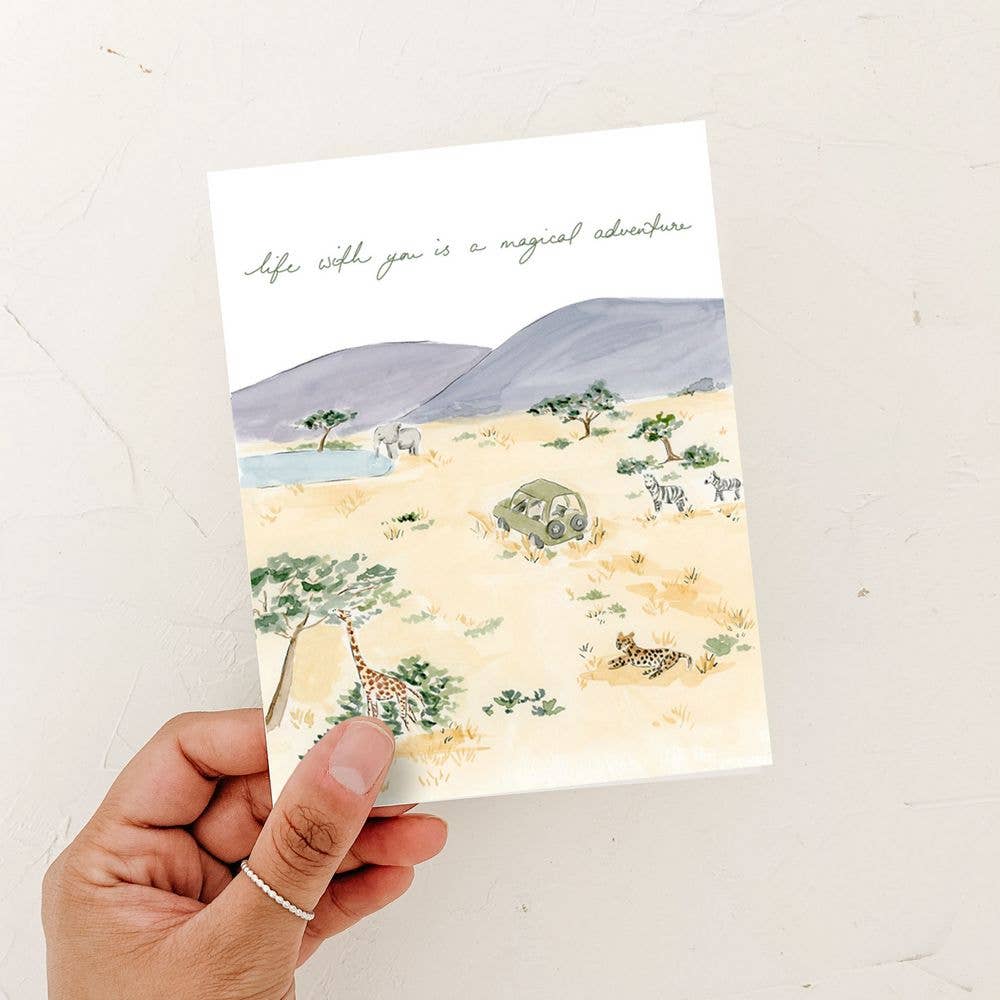 Life with you is a Magical Adventure - Love - Greeting Card - Magnolia Lane co. Home + Garden + Gift