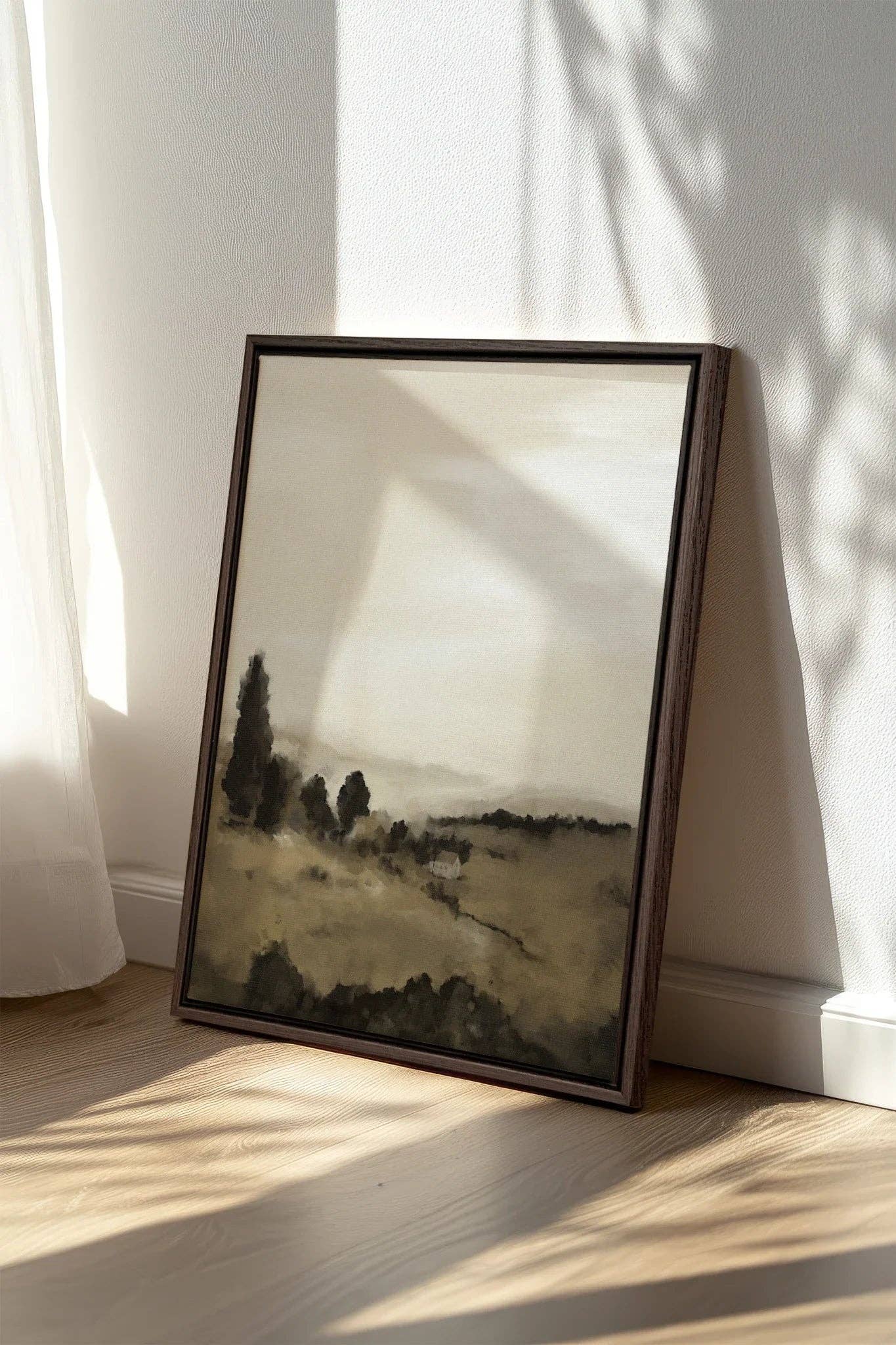 PRAIRIE DE BRUME, Oeuvre sur toile étirée - Magnolia Lane co. Home + Garden + Gift