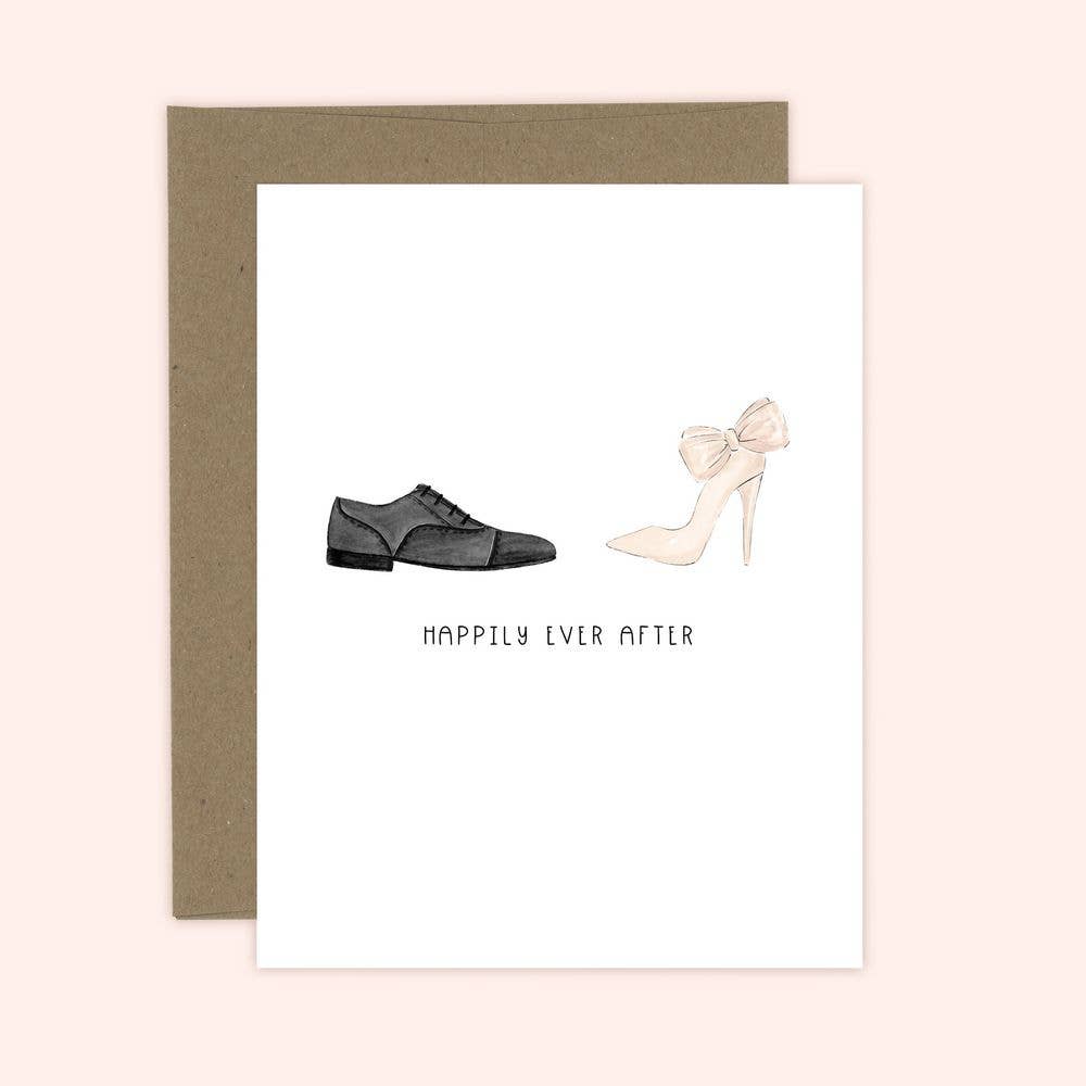 Happily Ever After Mr + Mrs Newlywed Greeting Card - Magnolia Lane co. Home + Garden + Gift