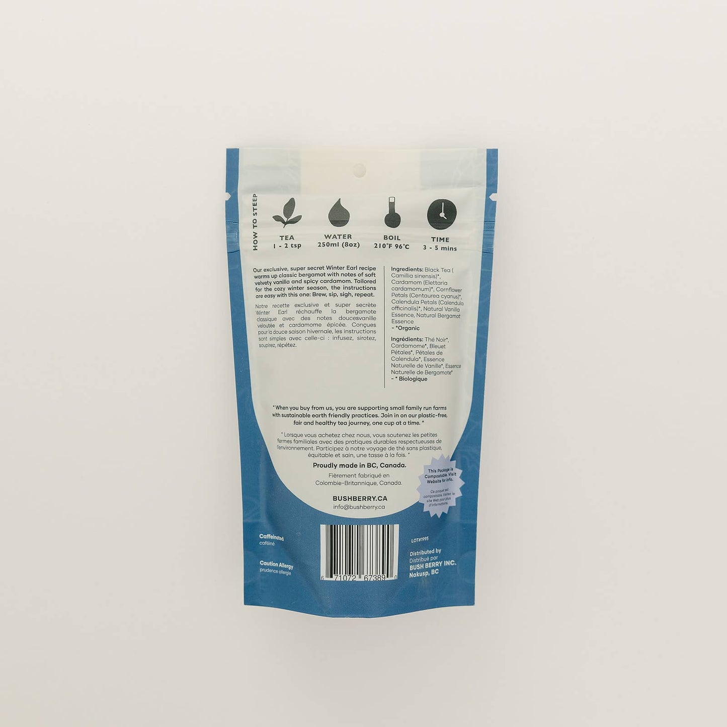 Organic Winter Earl Grey Tea