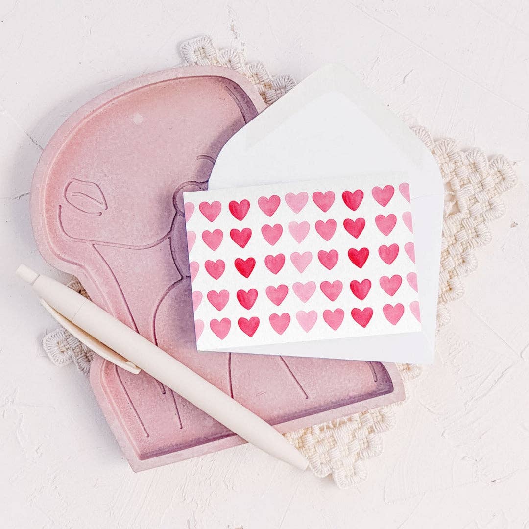 Mini Card - Mini Hearts - Love + Anniversary Enclosure Card - Magnolia Lane co. Home + Garden + Gift