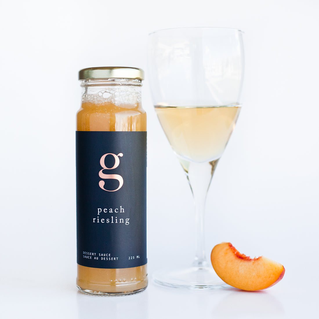 Peach Riesling Dessert Sauce