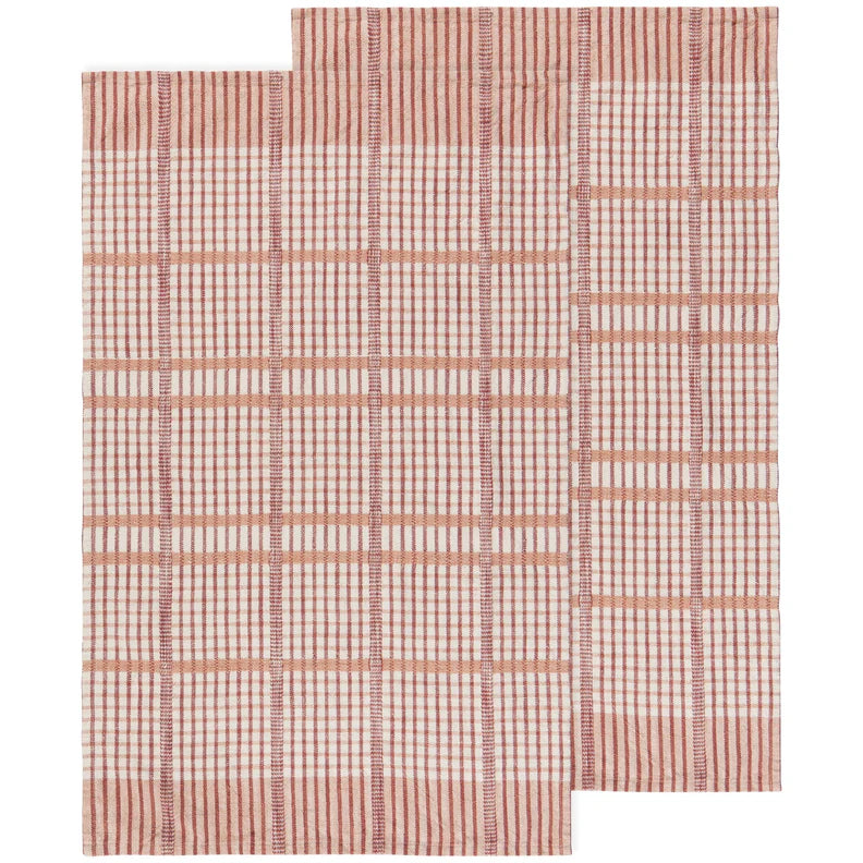 Bisque Finley Check Dishtowels Set of 2 - Magnolia Lane co. Home + Garden + Gift