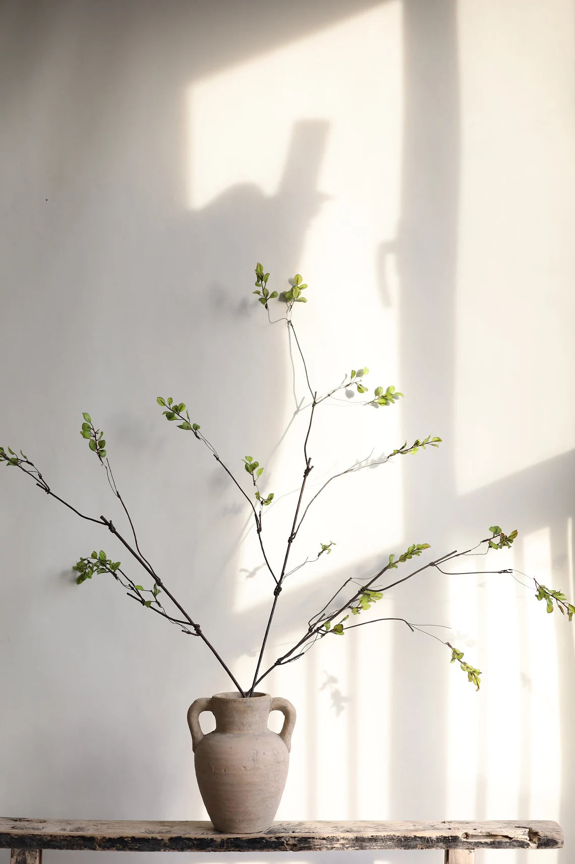 39" Fake Green Leaf Branches