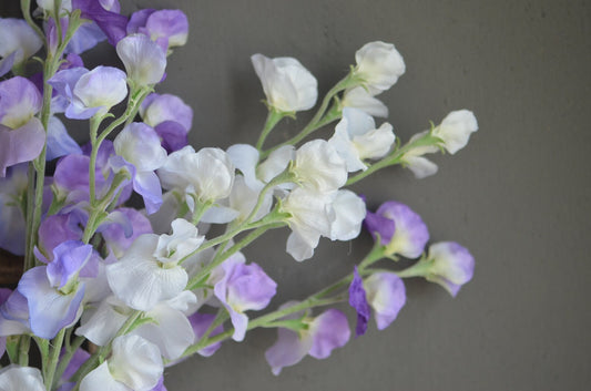 23.5" Faux Sweet Pea Flowers