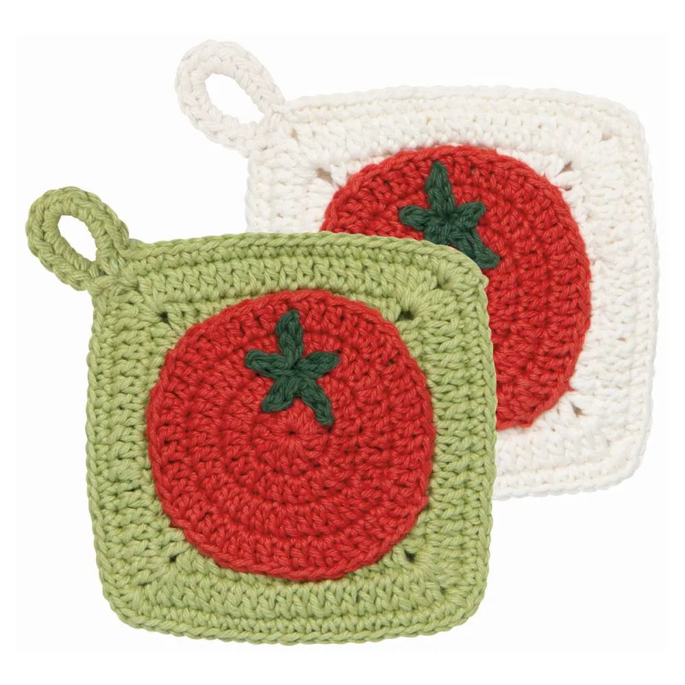 Crochet Sponges (Set of 2) | Heirloom Tomatoes - Magnolia Lane co. Home + Garden + Gift