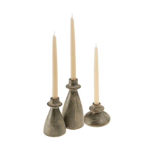 Arta Terracotta Candle Holders | 3 Sizes